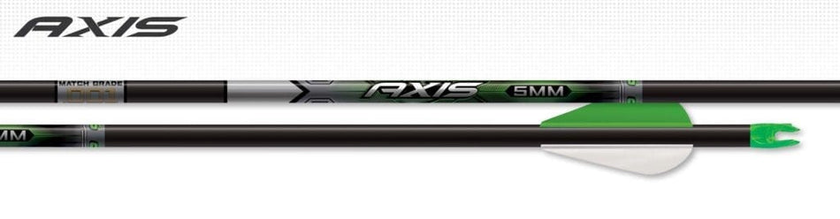 Easton AXIS 5MM & AXIS 5MM MATCH GRADE Factory Fletched (single)