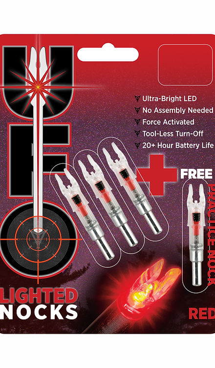 UFO LIGHTED NOCKS (3 pack)