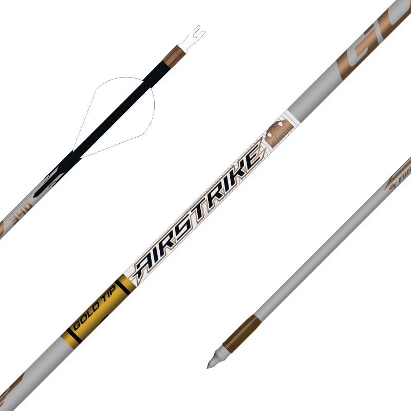 Gold Tip Airstrikes Fletched (6 pack)