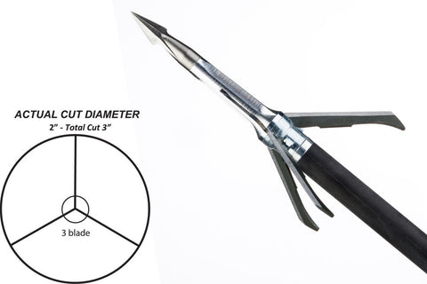 Grim Reaper WHITETAIL SPECIAL 3-BLADE MECHANICAL BROADHEAD