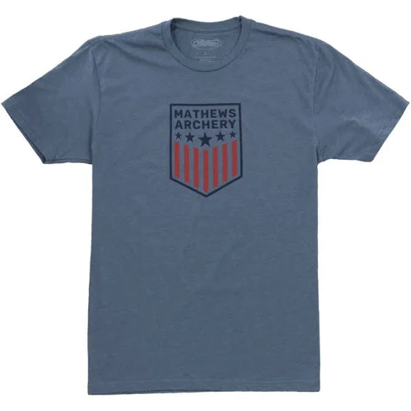 Mathews Indigo Patriot Tee Shirt