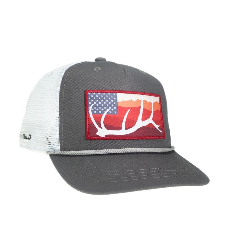 RepYourWater WILD USA HAT - STANDARD FIT "Grey"