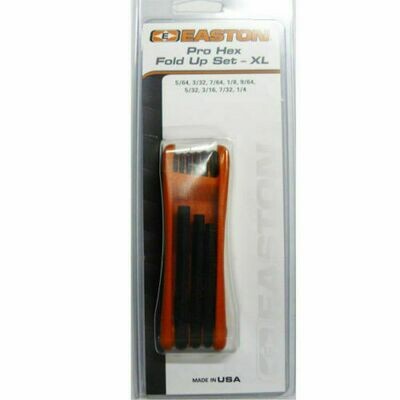 Easton Pro Hex Fold Up Allen Set - Xl Clam Pack Wrench