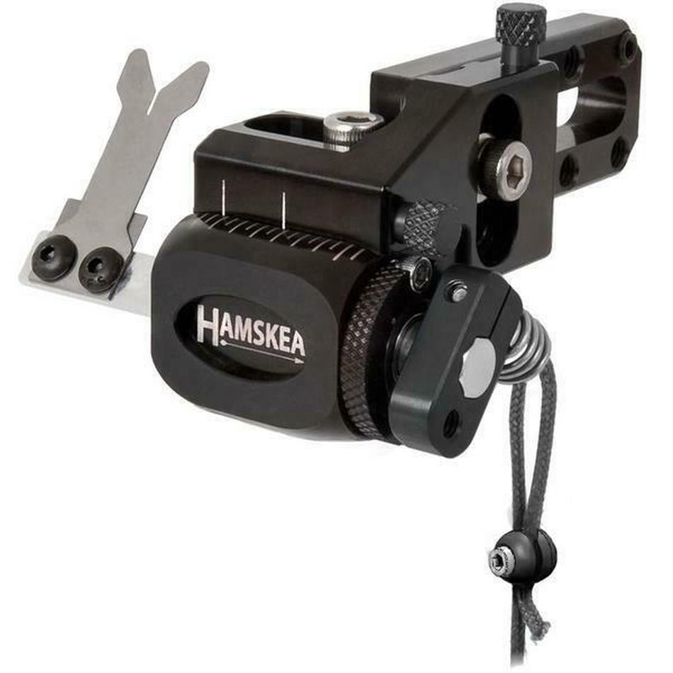 Hamskea Hybrid Target Pro RH or LH Standard Black Micro Tune Arrow Rest Black