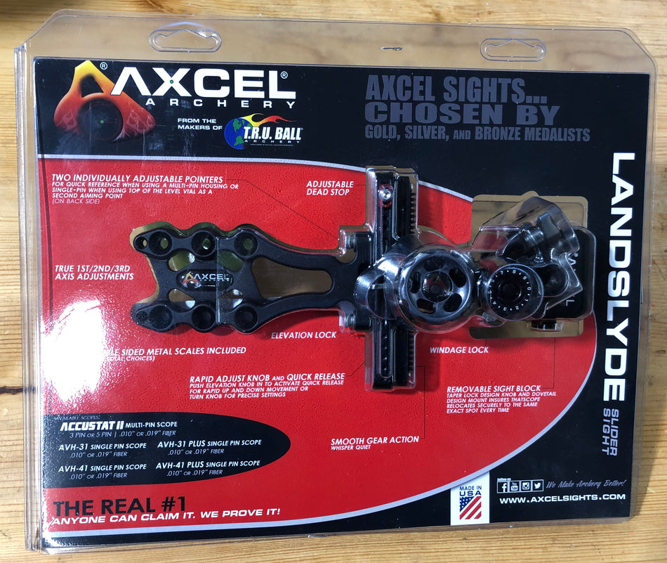 Axcel LANDSLYDE SLIDER w/ ACCUSTAT II 5 PIN SCOPE